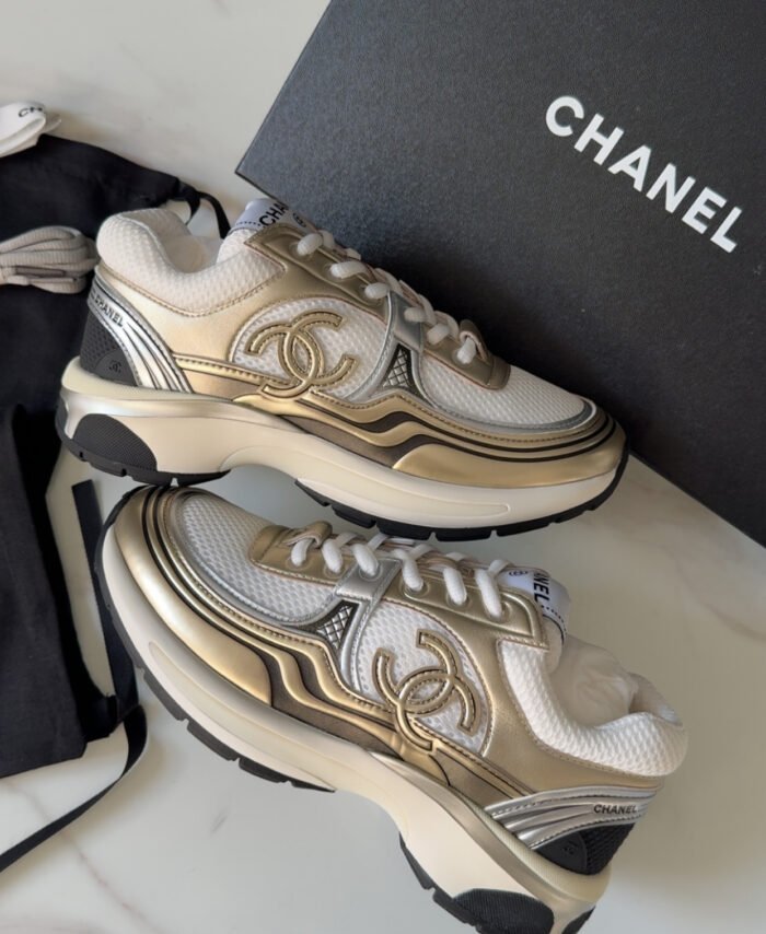 Chanel Runners Gold