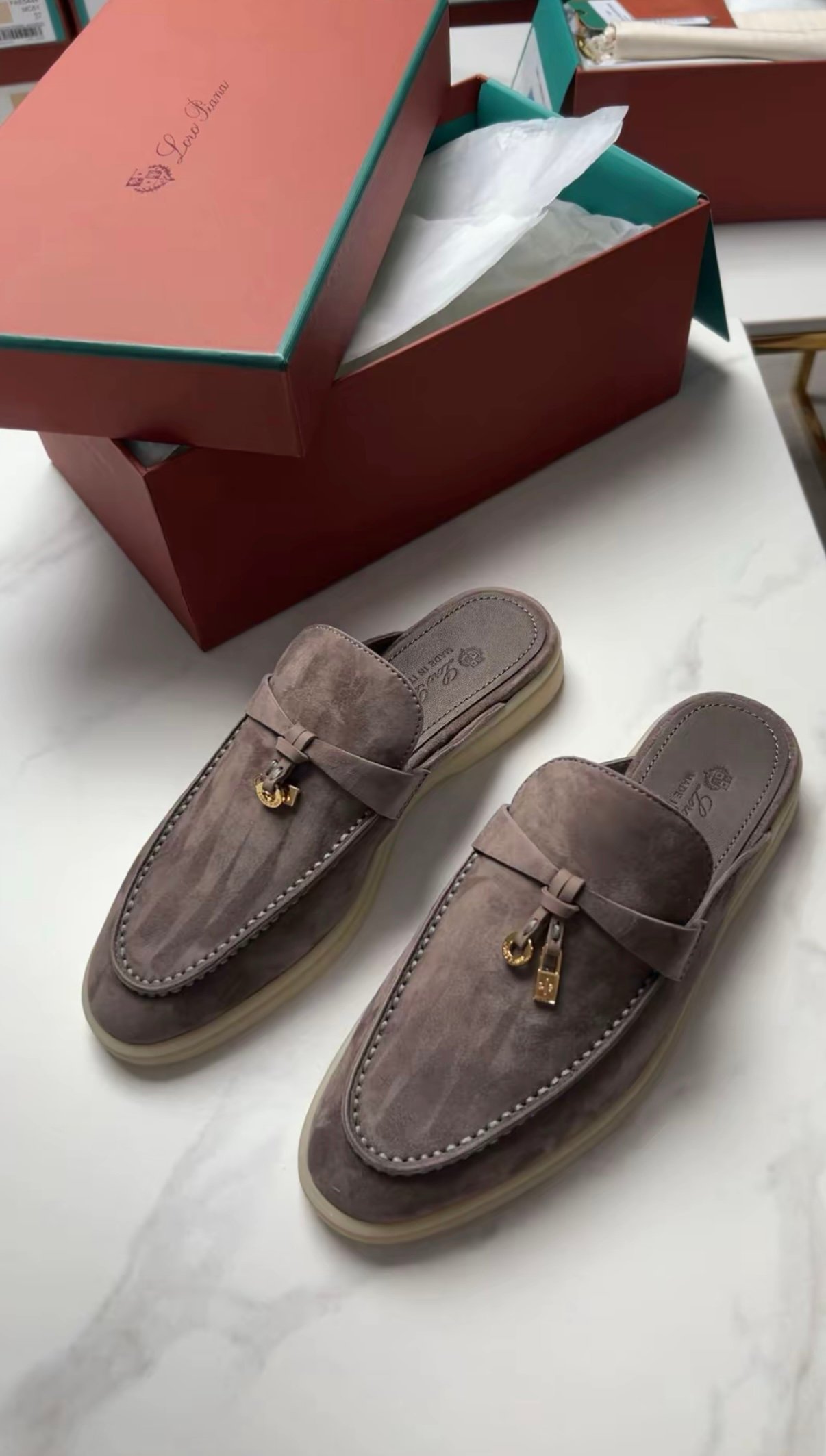 Loro Piana Shoes Brun